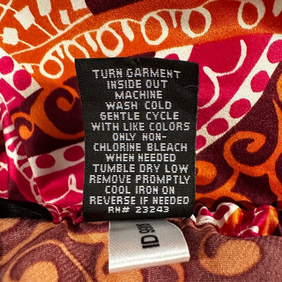 NEW YORK & COMPANY Maxi Dress Halter Neck Slip Pink Abstract Print Medium - Picture 6 of 7